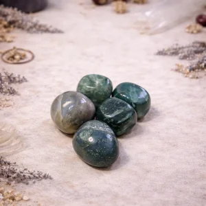Ágata Musgosa — Piedra rodada