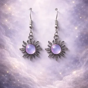Pendientes Sol de Opalina – El Rincón de Enora