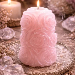 Vela Mística "Rosas de Amor"